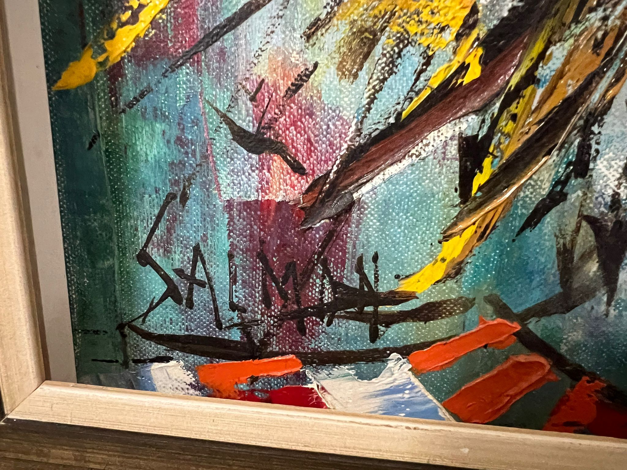 Öl-Gemälde Clown - Salman – Bild 2