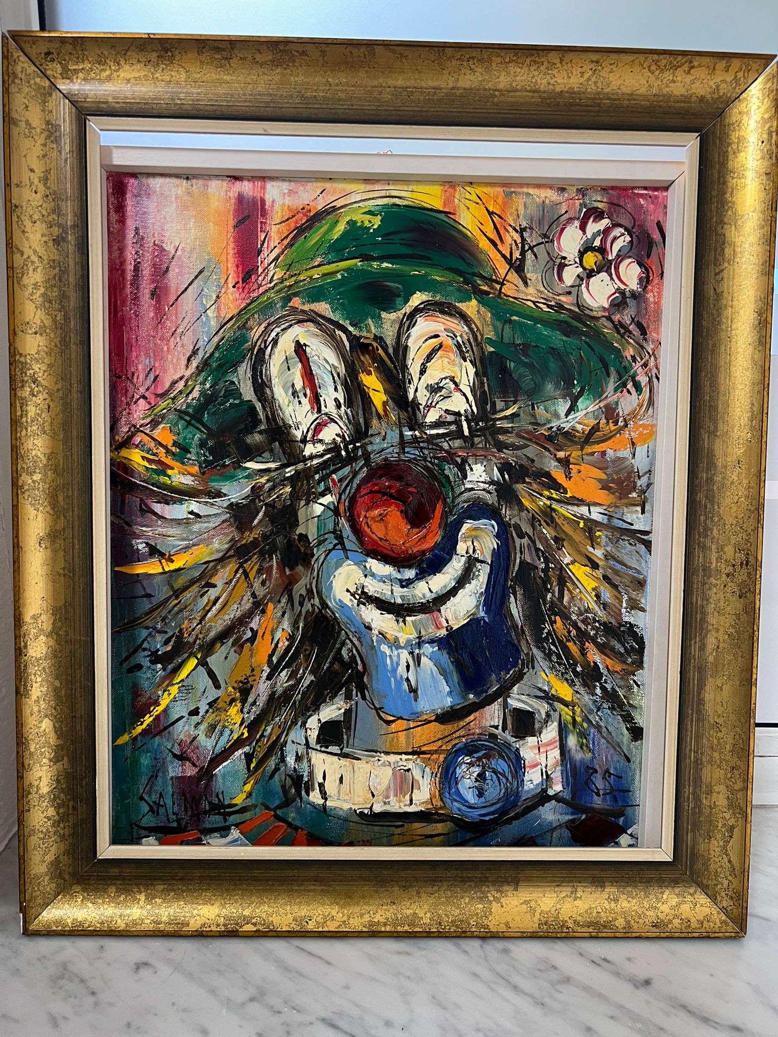 Öl-Gemälde Clown - Salman – Bild 4