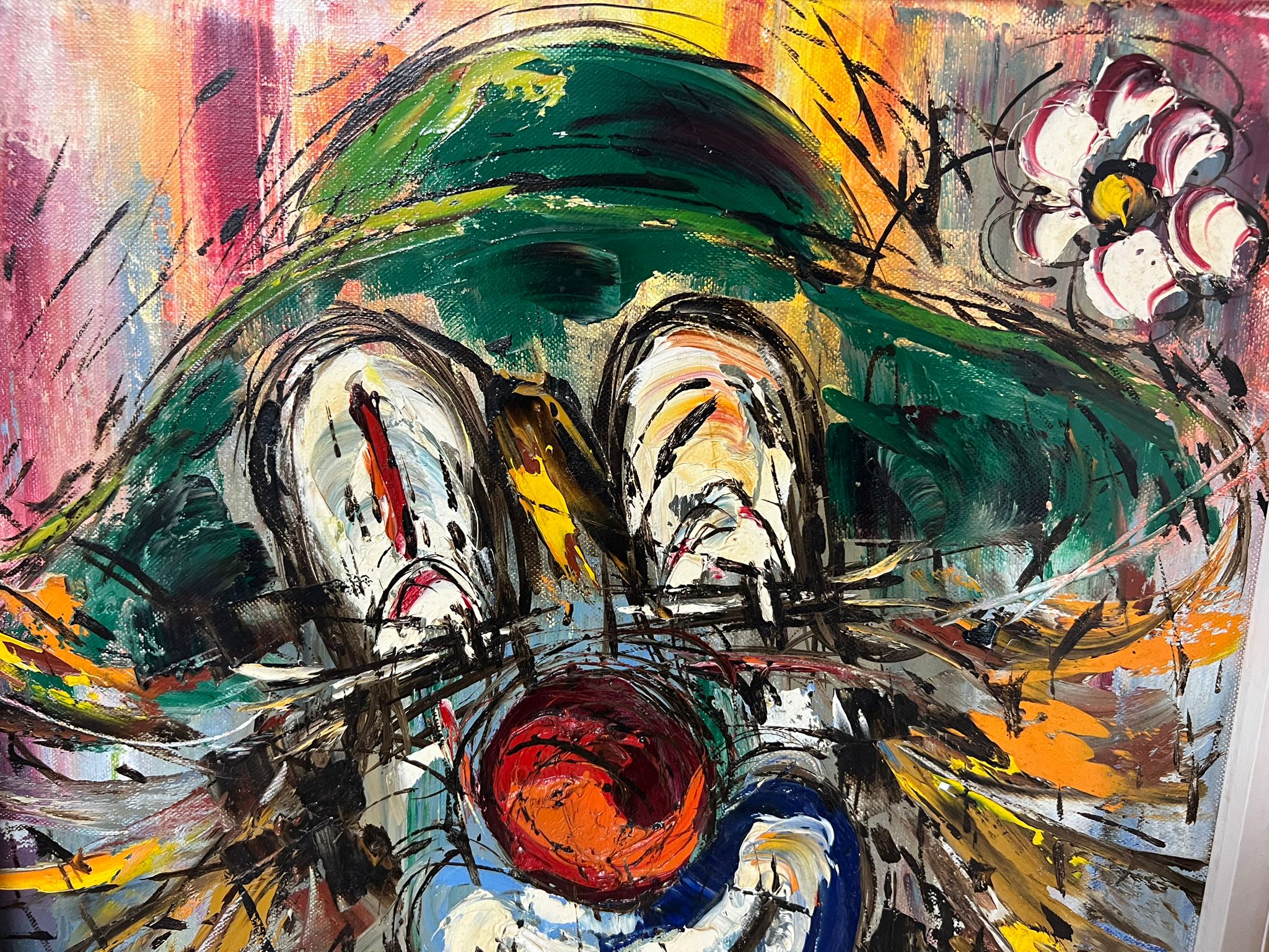 Öl-Gemälde Clown - Salman – Bild 3